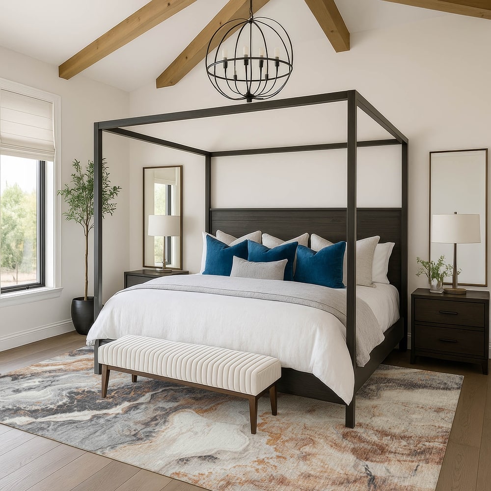 Premium Washable Super Soft Abstract Marble Mayfield Rug