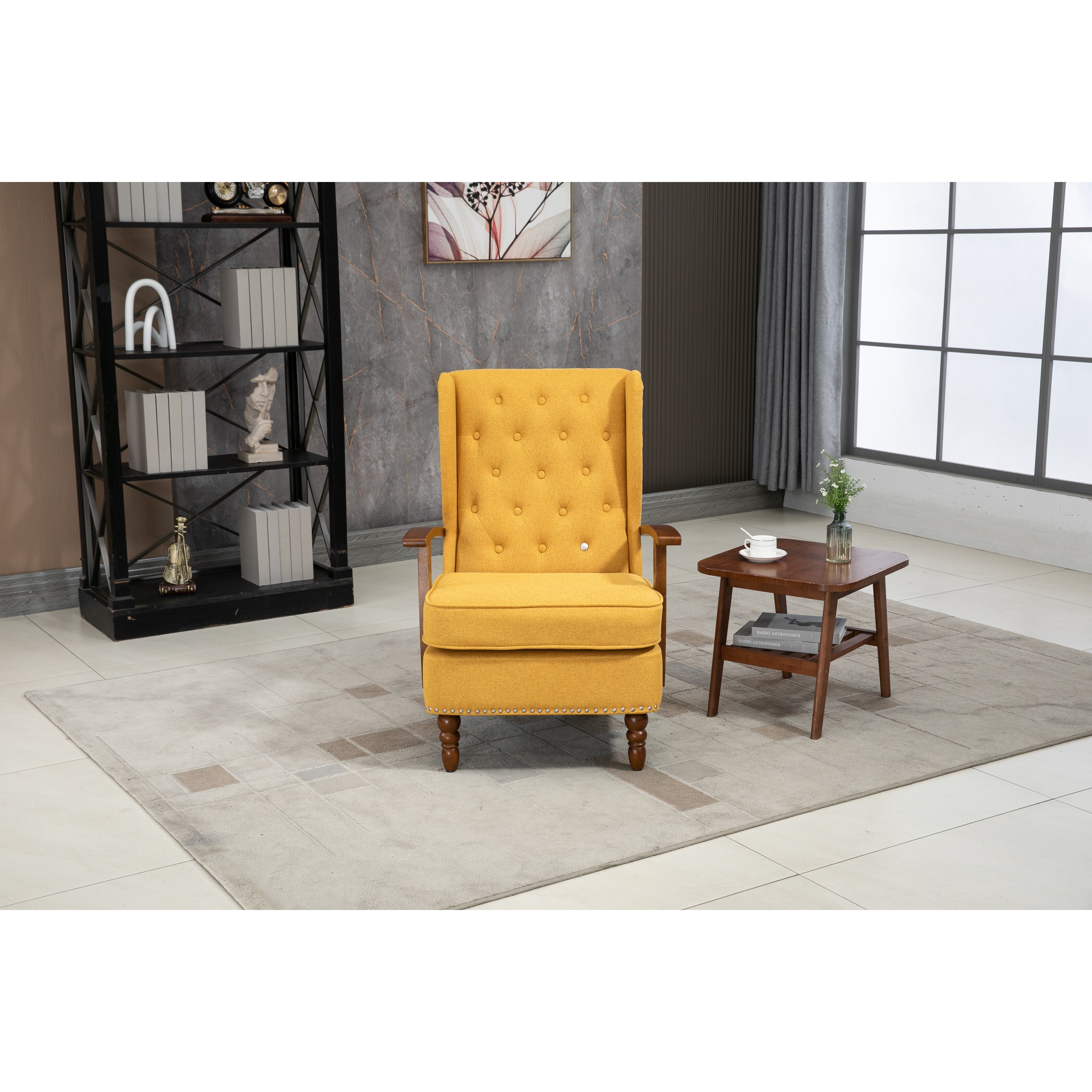 Wingback Sofa Chairs w/ Removable Cushion High Back Lounge