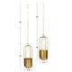 preview thumbnail 2 of 8, Kate and Laurel Nobrey Metal Hanging Planter Set - 2 Piece