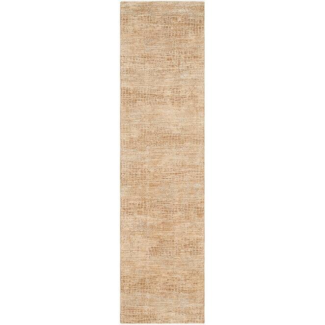 Livabliss Casual Masterpiece Diamond Area Rug - 2'7" x 7'3" - Medium Brown