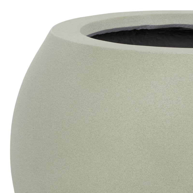 SAFAVIEH Outdoor Joslyn Black Planter - 16"W x 16"D x 13"H