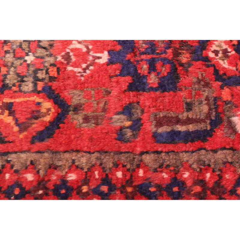 ECARPETGALLERY Hand-knotted Andelz Red Wool Rug - 4'8 x 7'3