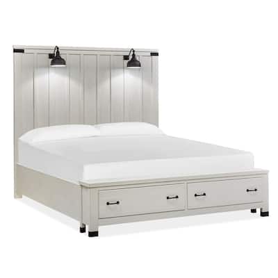 Magnussen B5321 Harper Springs Complete Queen Panel Storage Bed