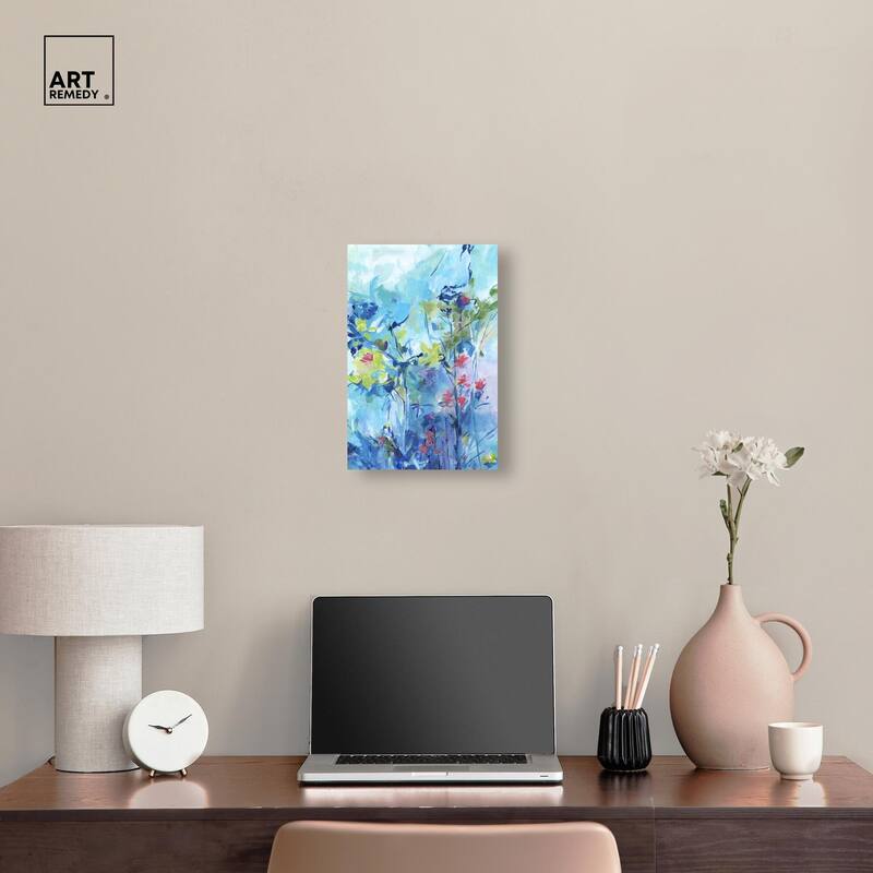Heavenly Blue II Canvas by Art Remedy, Gallery Wrapped