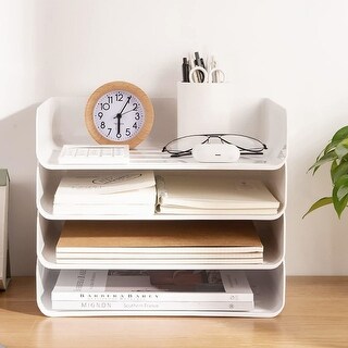 (4pcs Pack) Stackable Clear Racks - Bed Bath & Beyond - 39310956
