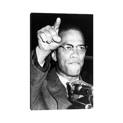 iCanvas "Malcolm X (1925-1965)" by Unknown Canvas Print