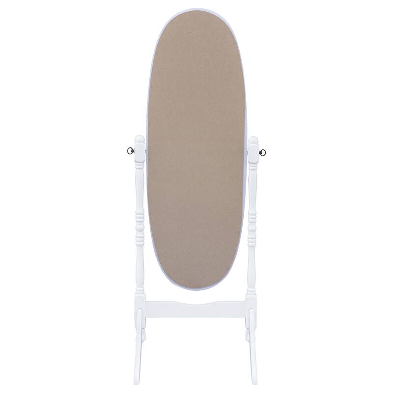 Foyet Wood Adjustable Full Length Cheval Mirror