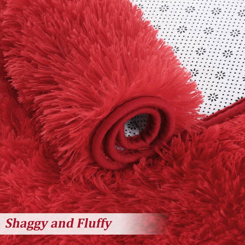 Garvee Shag Fluffy Area Rug Modern Indoor Plush Shaggy Carpet