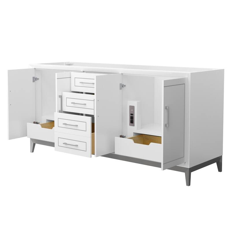 Wyndham Collection WCH515172D-CXSXX-MXX Marlena 72" Double Free