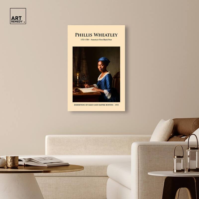 America's First Black Poet Canvas by Art Remedy, Gallery Wrapped
