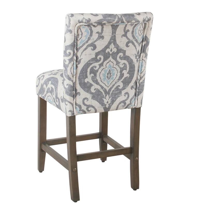 Homepop 24" Classic Parsons Counter Stool - Suri Blue Slate