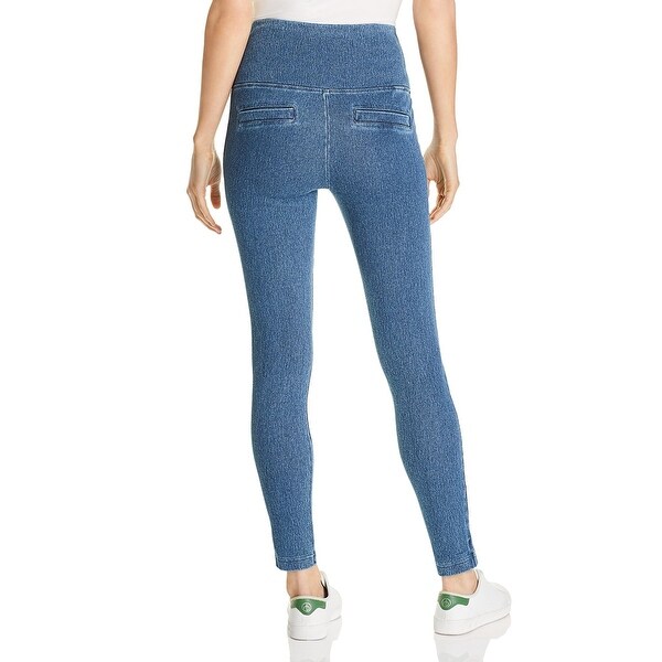 high waisted pull on jeans
