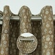 preview thumbnail 11 of 30, Fabdivine Handmade Pure Linen Fabric Eyelet Curtain Block Print Floral Drape