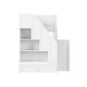 preview thumbnail 35 of 34, Dover Twin over Full Staircase Bunk Bed with Storage Drawer and Twin Trundle