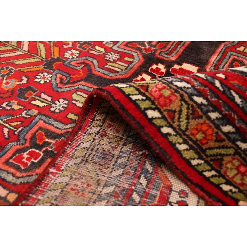 ECARPETGALLERY Hand-knotted Anatolian Vintage Red Wool Rug - 3'11 x 5'9