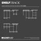 preview thumbnail 12 of 20, ClosetMaid ShelfTrack 60-96 Inch Wide Adjustable Closet Organizer