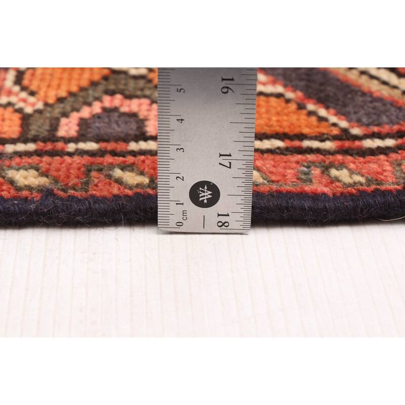 ECARPETGALLERY Hand-knotted Kayseri Vintage Dark Copper Wool Rug - 5'7 x 8'8