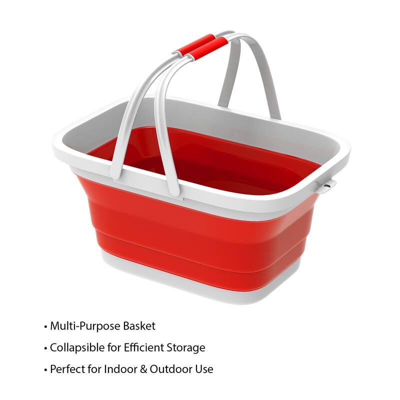 Collapsible Laundry Basket-Multiuse Organizer/Storage Container by Lavish Home