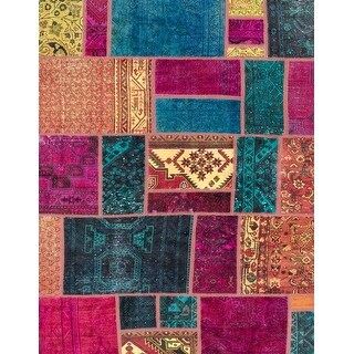 Ahgly Company Machine Washable Abstract Bright Maroon Red Area Rugs ...