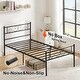 preview thumbnail 2 of 5, VECELO Modern Metal Platform Bed Frame,Twin-size