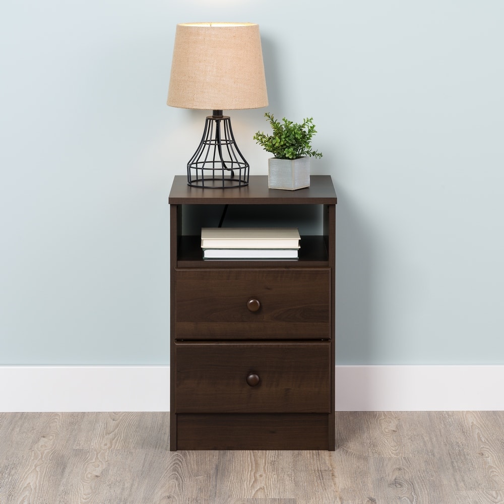 Prepac Astrid 2-Drawer Nightstand