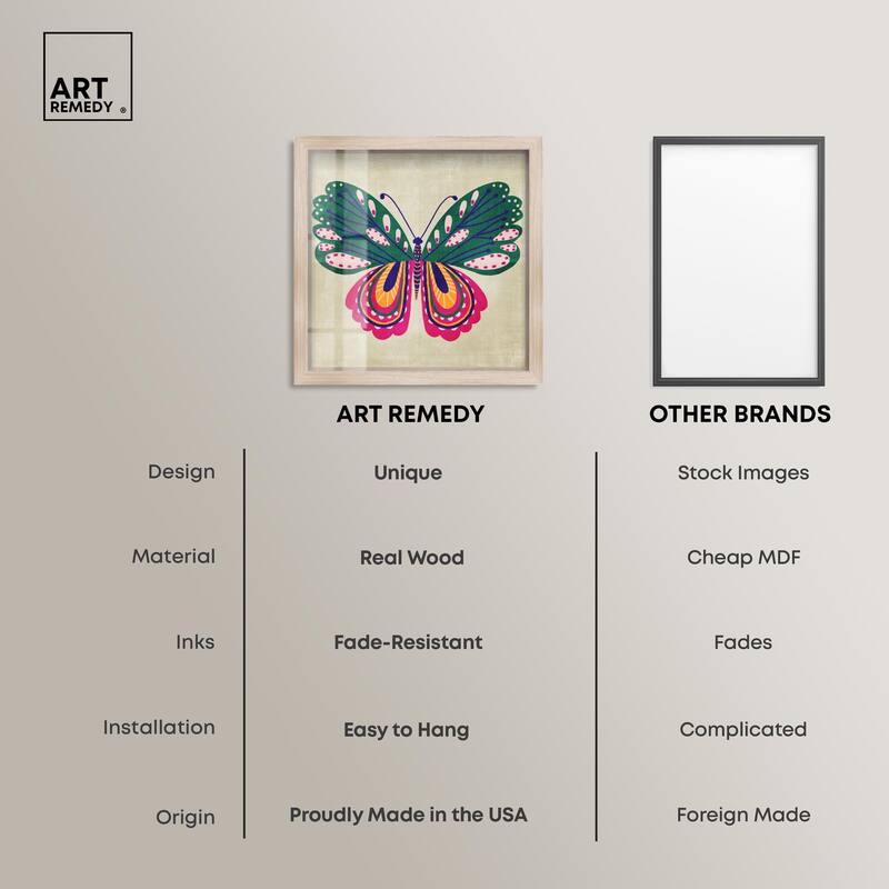 Butterfly Wings Shadowbox by Art Remedy