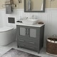 preview thumbnail 22 of 39, Vanity Art 30-inch Single Sink Bathroom Vanity Set With Engineered Marble Top and Free Mirror - 30 x 18.5 x 36 Inches
