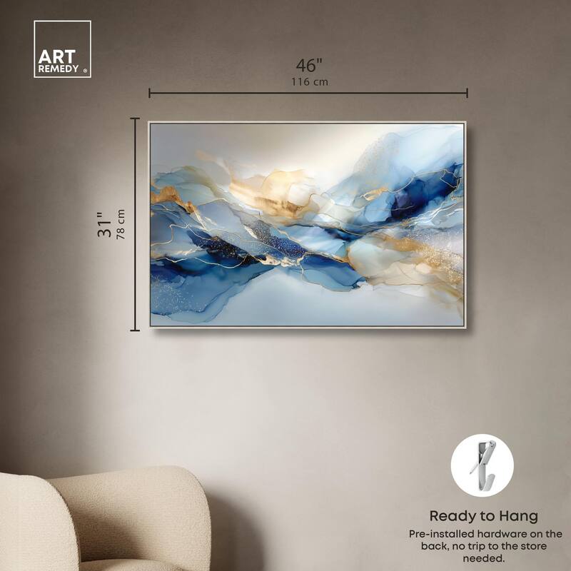 Postmodern Flow I Canvas by Art Remedy