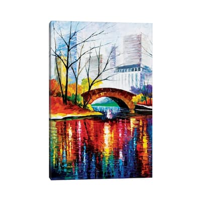 iCanvas "Central Park - New York" by Leonid Afremov Canvas Print