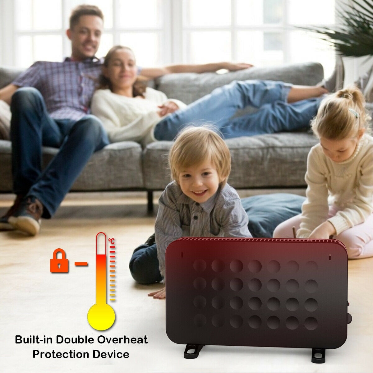 Shop 1500w Wall Mounting Convector Heater W Stand Base On Sale Overstock 30751445