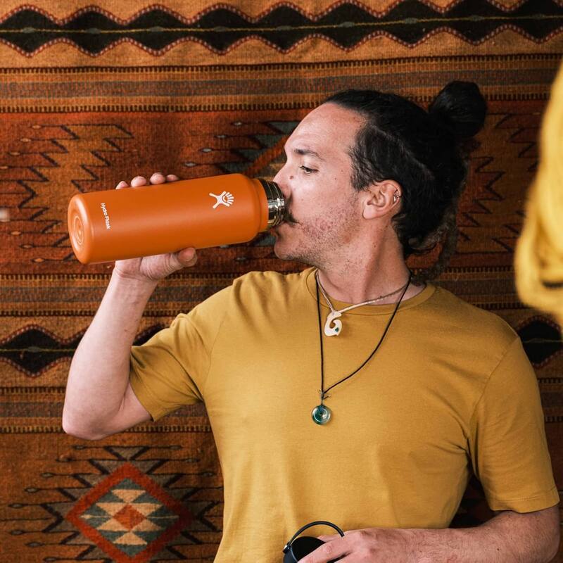 Wide Mouth with Flex Cap Insulated Water Bottle, 40oz, Fir