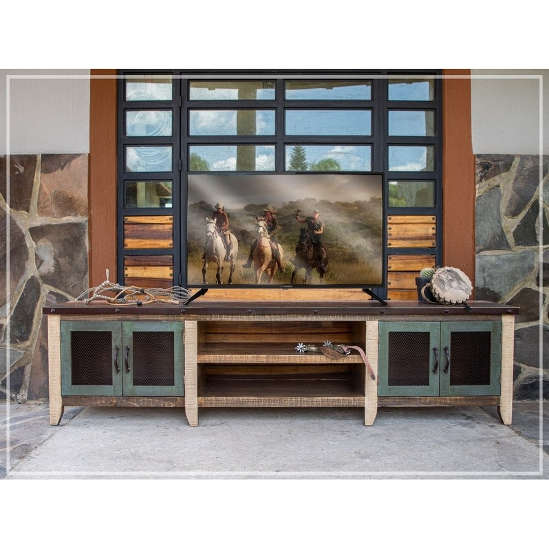 Bayshore Multi-Color TV Stand - 93"