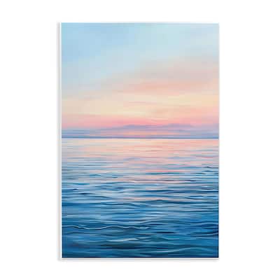 Stupell Sunrise over Ocean Gradient Wall Plaque Art Design By LSR Design Studio