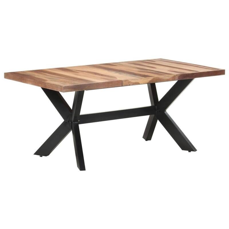 vidaXL Solid Wood Dining Table with Honey Finish Wooden Furniture Multi Sizes