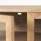 preview thumbnail 8 of 47, Arelius Light Brown w/ Black Metal Base 4 Door Glass Cabinet Sideboard - 70.0L x 18.0W x 32.0H