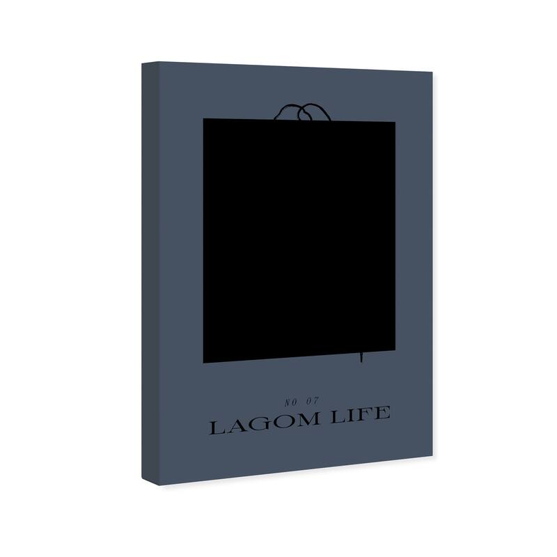 Wynwood Studio Canvas Advertising Lagom Life Woman Back Brown and Light Brown Modern & Contemporary Wall Art Canvas Print