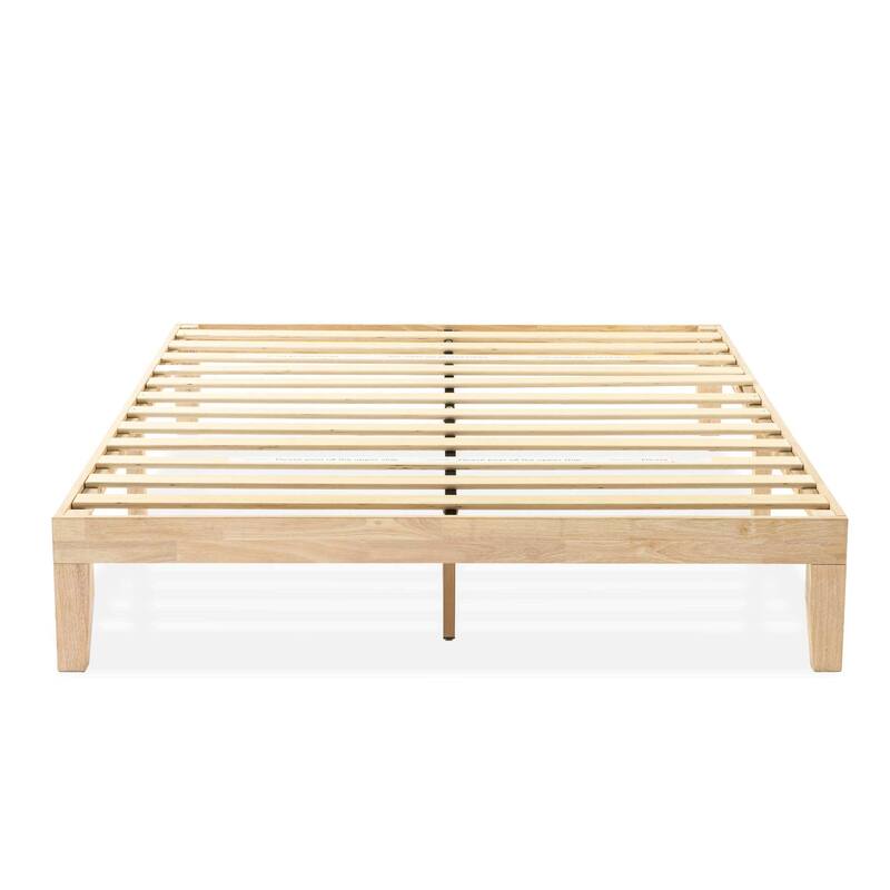 12" Classic Solid Wood Platform Bed Frame