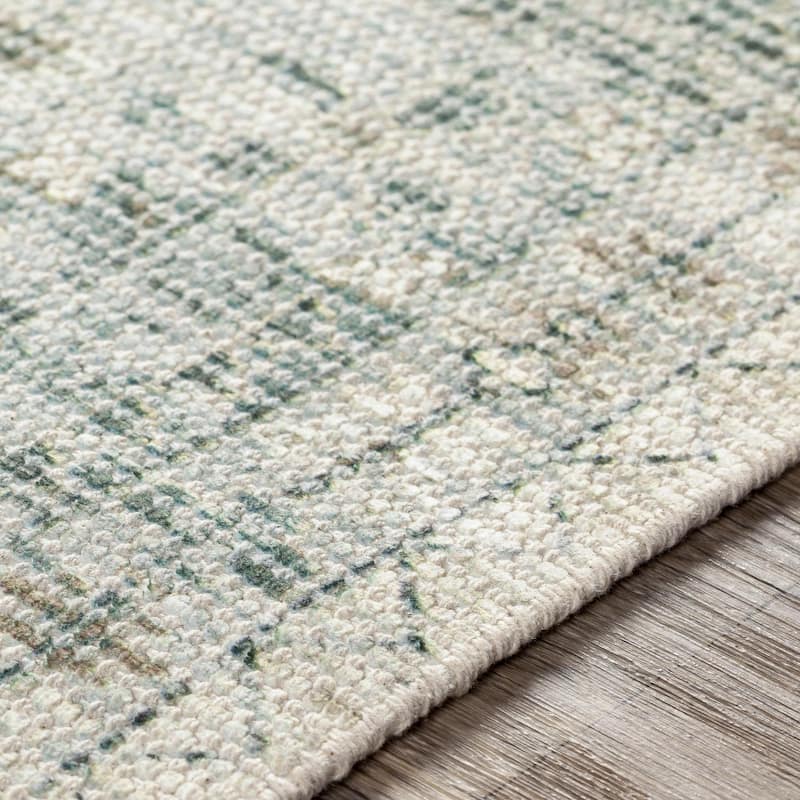 Livabliss Zainab Distressed Medallion Handmade Cotton Area Rug