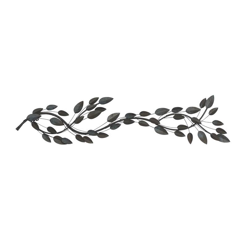 Metal Leaf Home Wall Decor - Brown - Roche River Decor - Brown