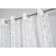 preview thumbnail 2 of 29, Orbitz Metallic Doily Grommet Single Curtain Panel - (1x) 54 x 84 in. - (1x) 54 x 84 in.