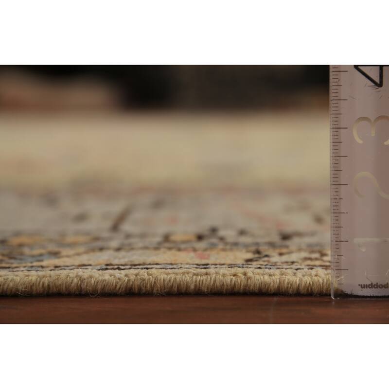 Vegetable Dye Heriz Serapi Rug Oriental Hand-Knotted Wool Carpet - 9'2"x 12'0"