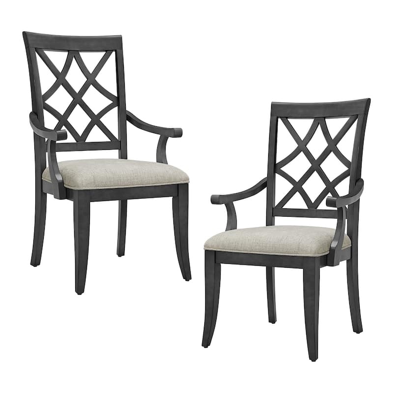 Set of 2 Mid-Century Retro Upholstered Dining Chairs