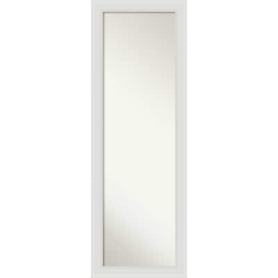 Non-Beveled Full Length On The Door Mirror - Flair Frame - Outer Size: 18 x 52 in