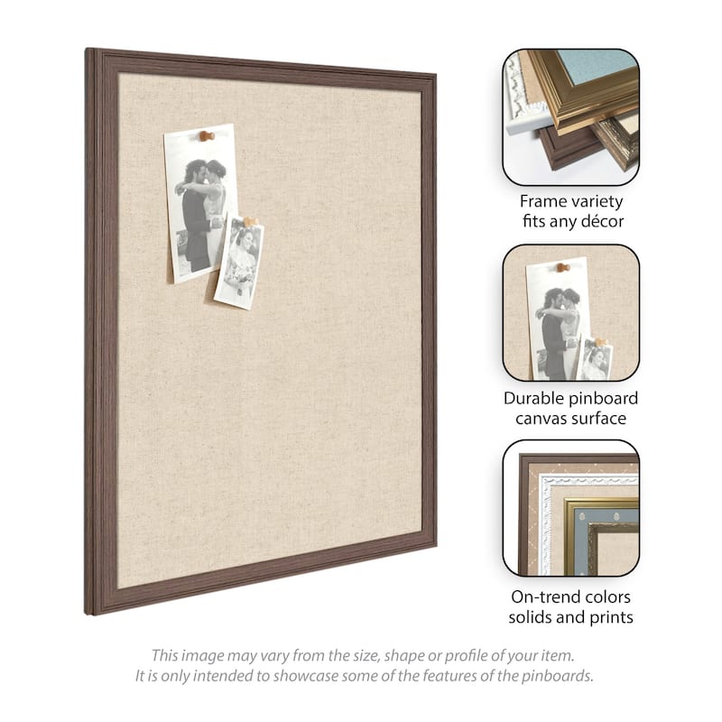 Kate and Laurel Pinboard Neutral Linen