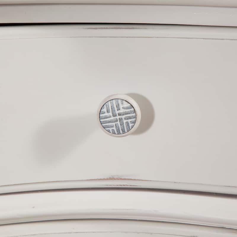 Roanoke 8-drawer Dove White Dresser and Mirror