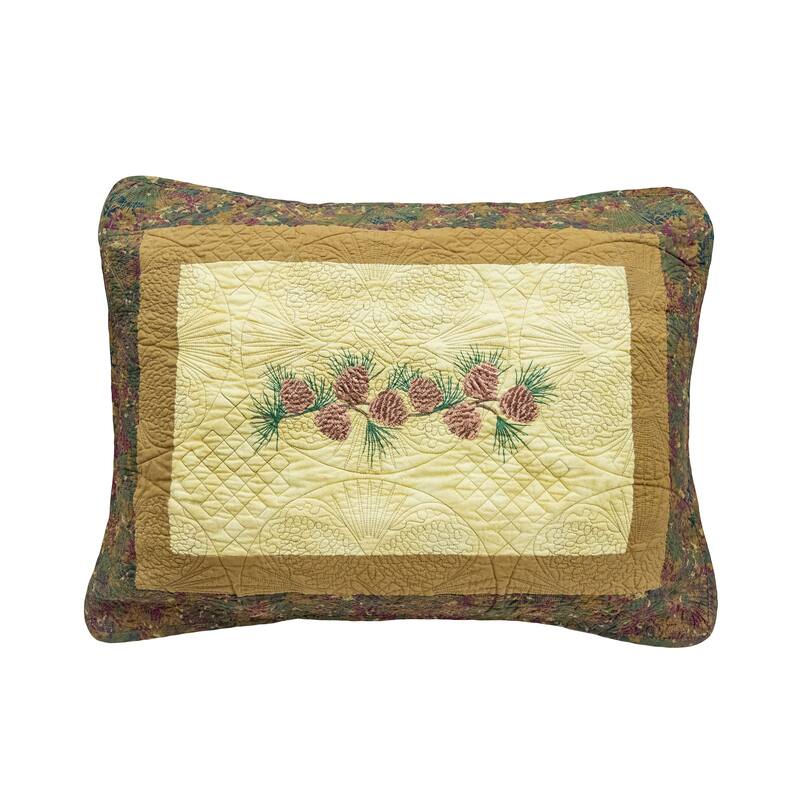 Donna Sharp's Cabin Raising Pinecone Quilt Set
