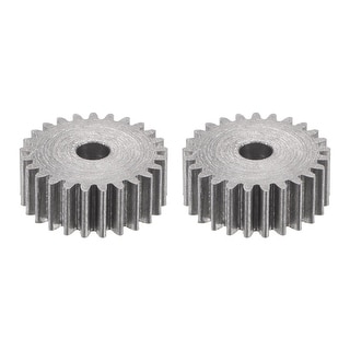 2pcs Spur Gear 6mm Inner Hole Gear 25T Mod 1 Carbon Steel Motor Gear ...