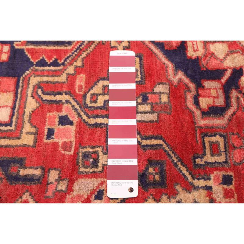 ECARPETGALLERY Hand-knotted Sarabi Red Wool Rug - 3'1 x 10'2