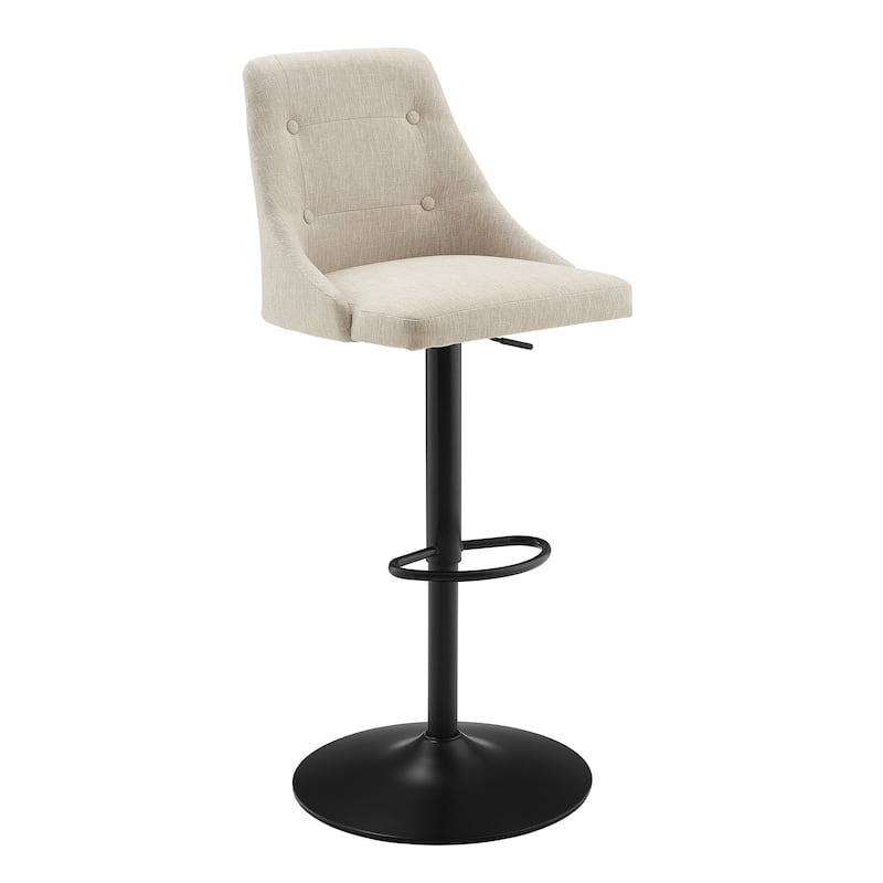 Linon Clarewill Adjustable Gas Lift Barstool