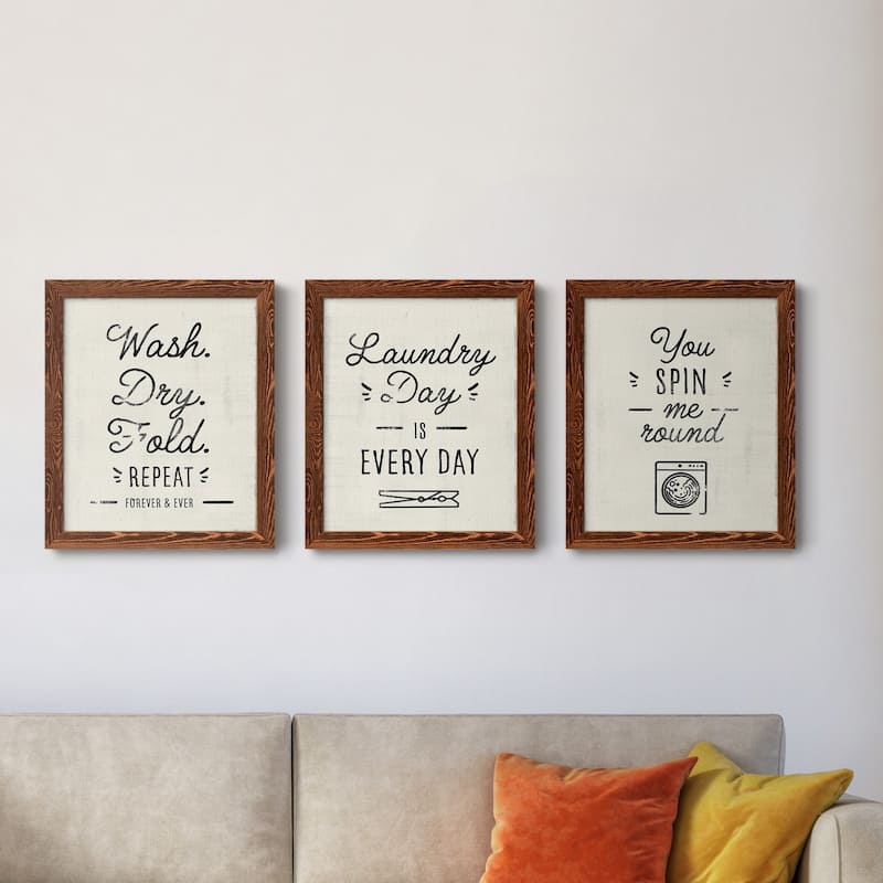 Laundry Room I-Premium Framed Canvas - Ready to Hang - Multi-Color